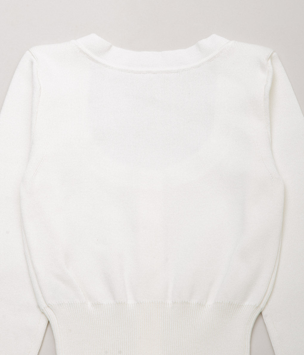 PAN''KNIT CARDIGAN''(WHITE)