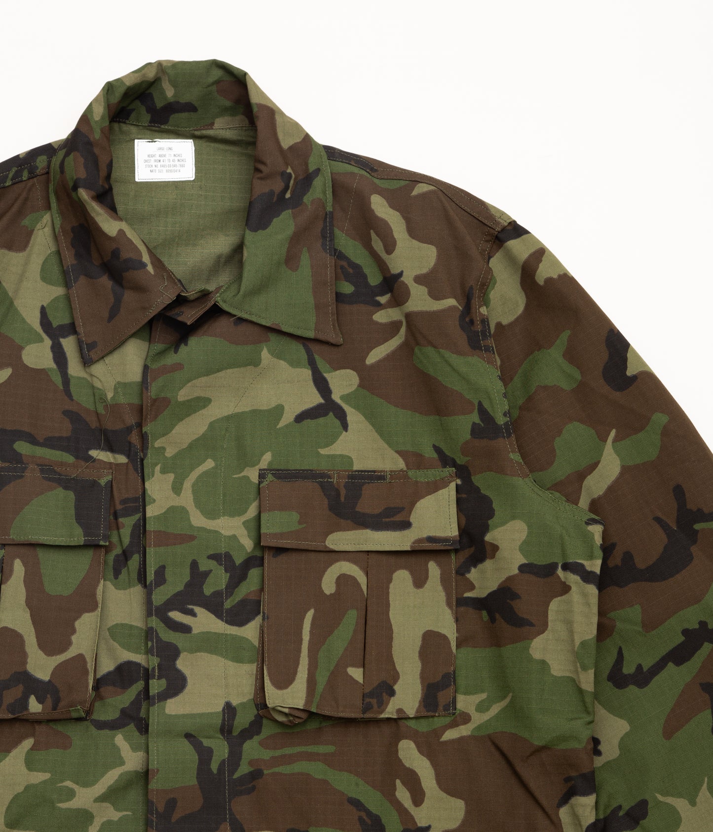 VINTAGE CLOTHING "US BROWN DOMINANT WOODLAND BDU JACKET"(WOODLAND)