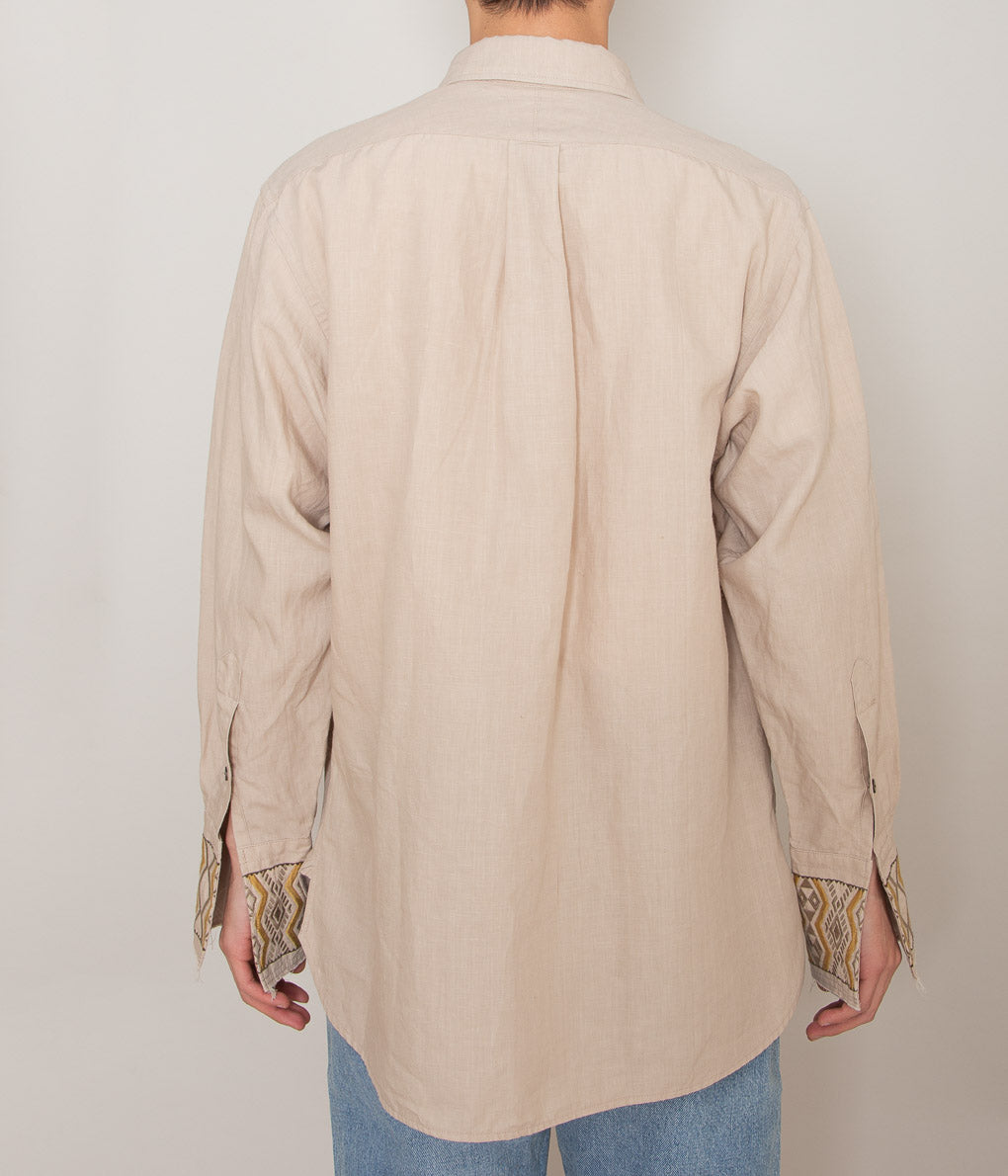 BLACKBIRD "REGULAR COLLAR SHIRT"(BEIGE)