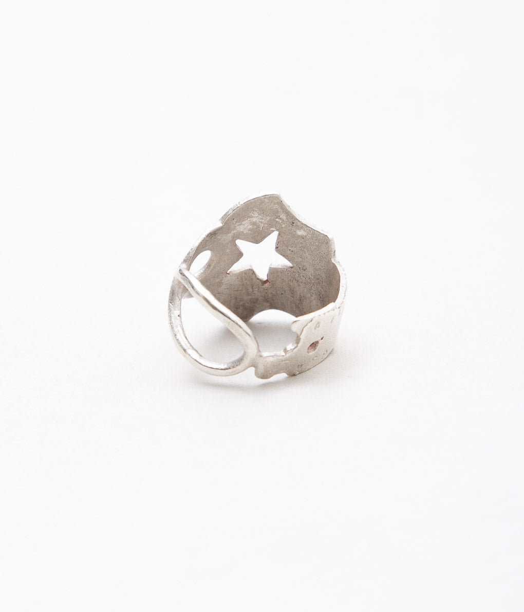 ORNAMENT&CRIME "STAR KEY RING"(STERLING SILVER)