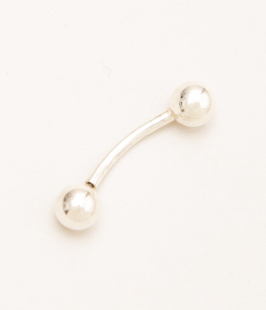 HERNAN HERDEZ "BARBELL EARRING"(Sterling Silver)