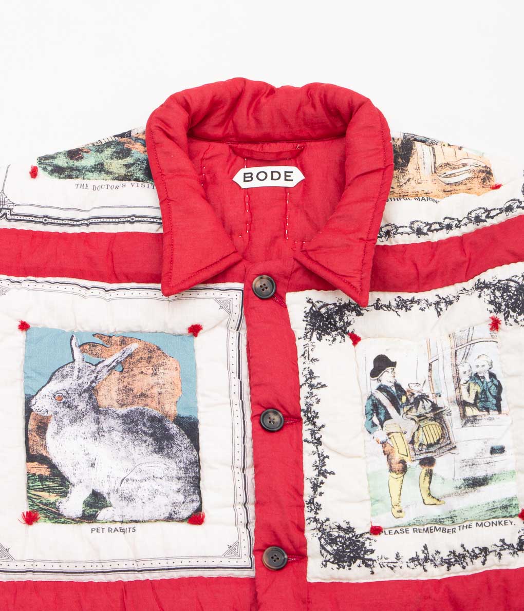 BODE "STORYTIME QUILT JACKET"(RED MULTI)