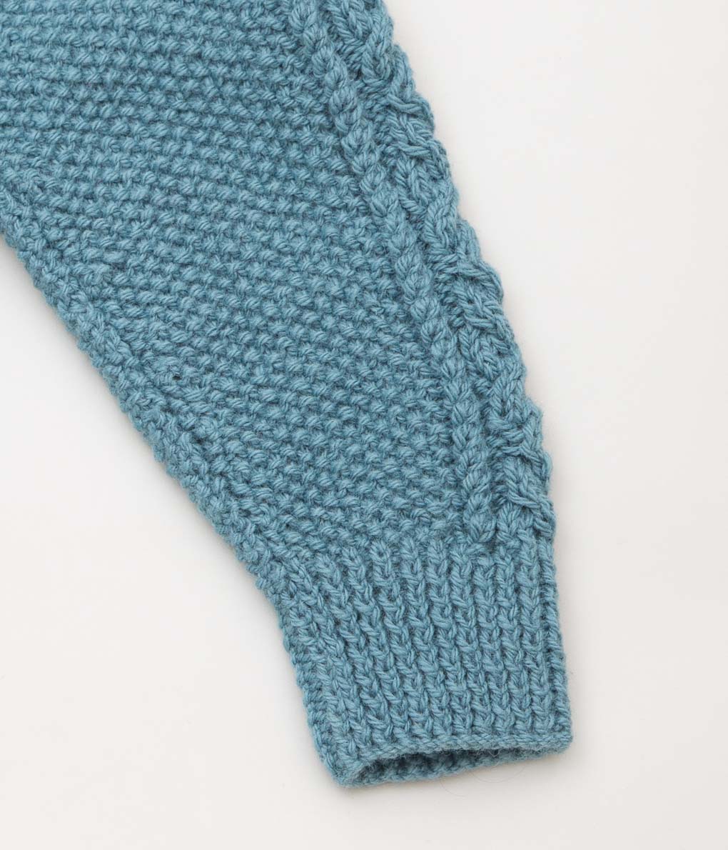 INVERALLAN "3A LUMBER CARDIGAN (ARAN)" (LOVAT)