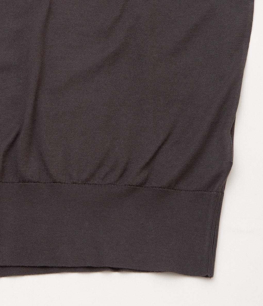 JOHN SMEDLEY "S4682"(CHOCOLATE / WHITE)