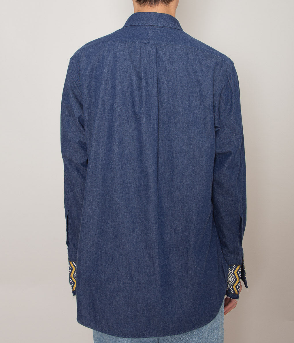 BLACKBIRD "REGULAR COLLAR SHIRT"(INDIGO)