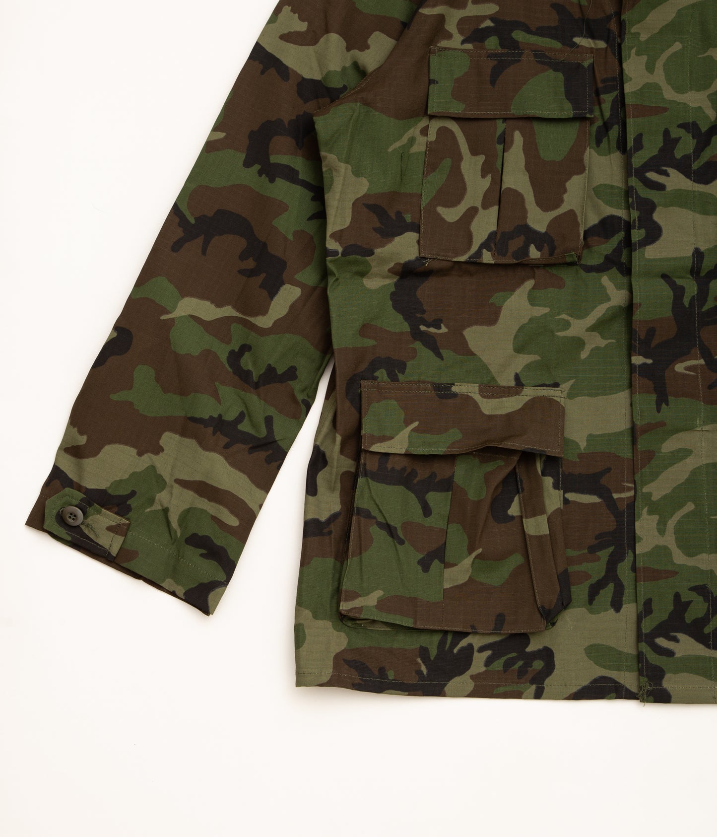 VINTAGE CLOTHING "US BROWN DOMINANT WOODLAND BDU JACKET"(WOODLAND)