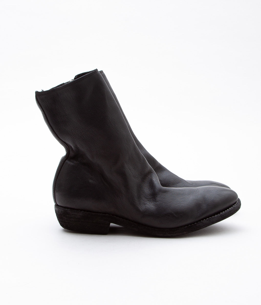 GUIDI"【VG07】TEXAN BOOT GOAT FULL GRAIN"(BLKT)