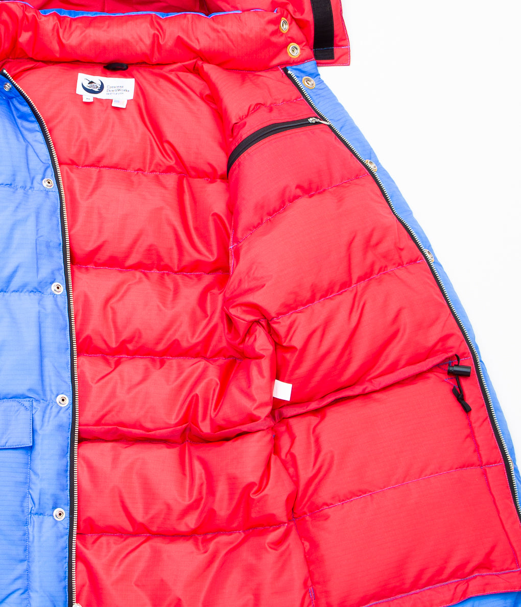 CRESCENT DOWN WORKS "CLASSICO DOWN PARKA"(ROYAL/RED)