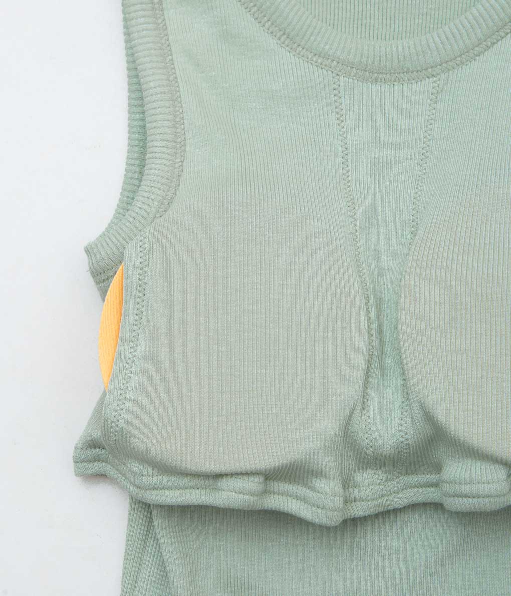 SOUPLE LUZ ''CO/SI BRA PAT RUNNING'' (ASH GREEN)