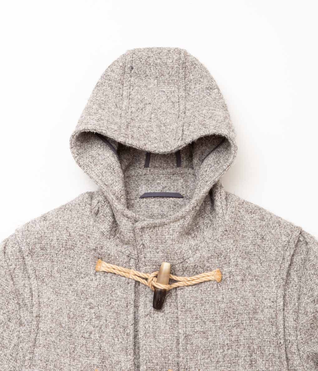 SEH KELLY "DUFFLE COAT (HERDWICK TWEED DUFFLE COAT)" (LIGHT SHEEP)