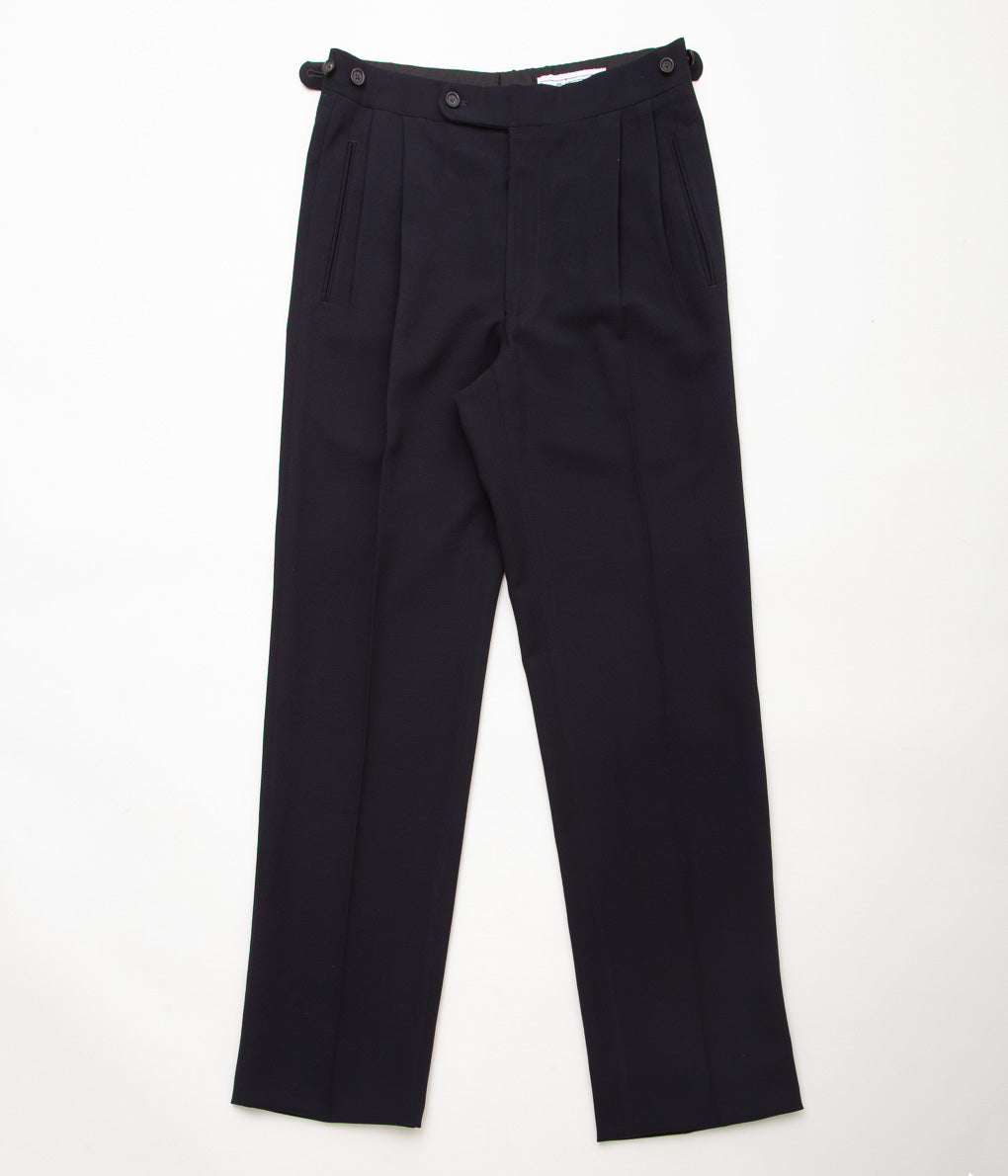 RICHARD MASCIANTONIO ''TROUSERS "GERE'' (NAVY WOOL CRAPE)