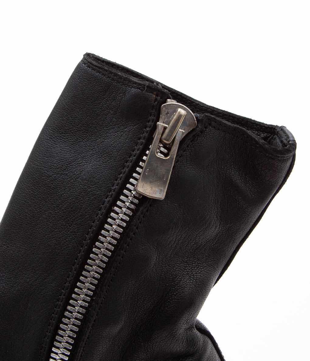 GUIDI"【VG07】TEXAN BOOT GOAT FULL GRAIN"(BLKT)