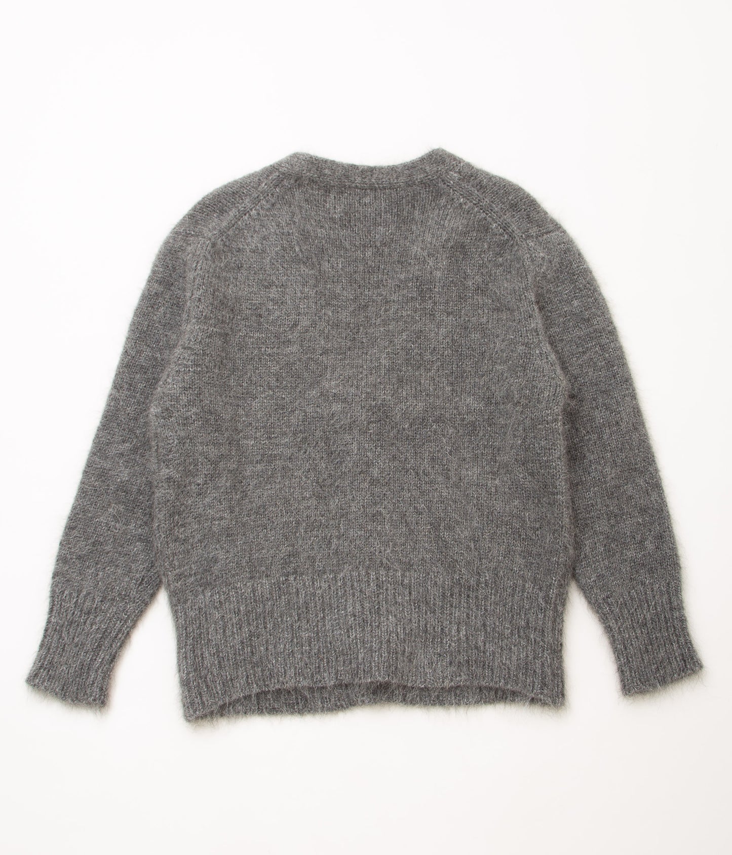 CORGI "No.3485 4PLY MOHAIR / GEELONG WOOL CARDIGAN"(GREY MELANGE)