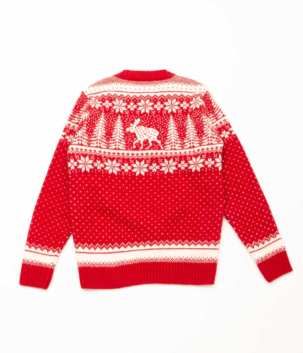 INVERALLAN "CREW NECK DEER" (TUDOR × CREAM)