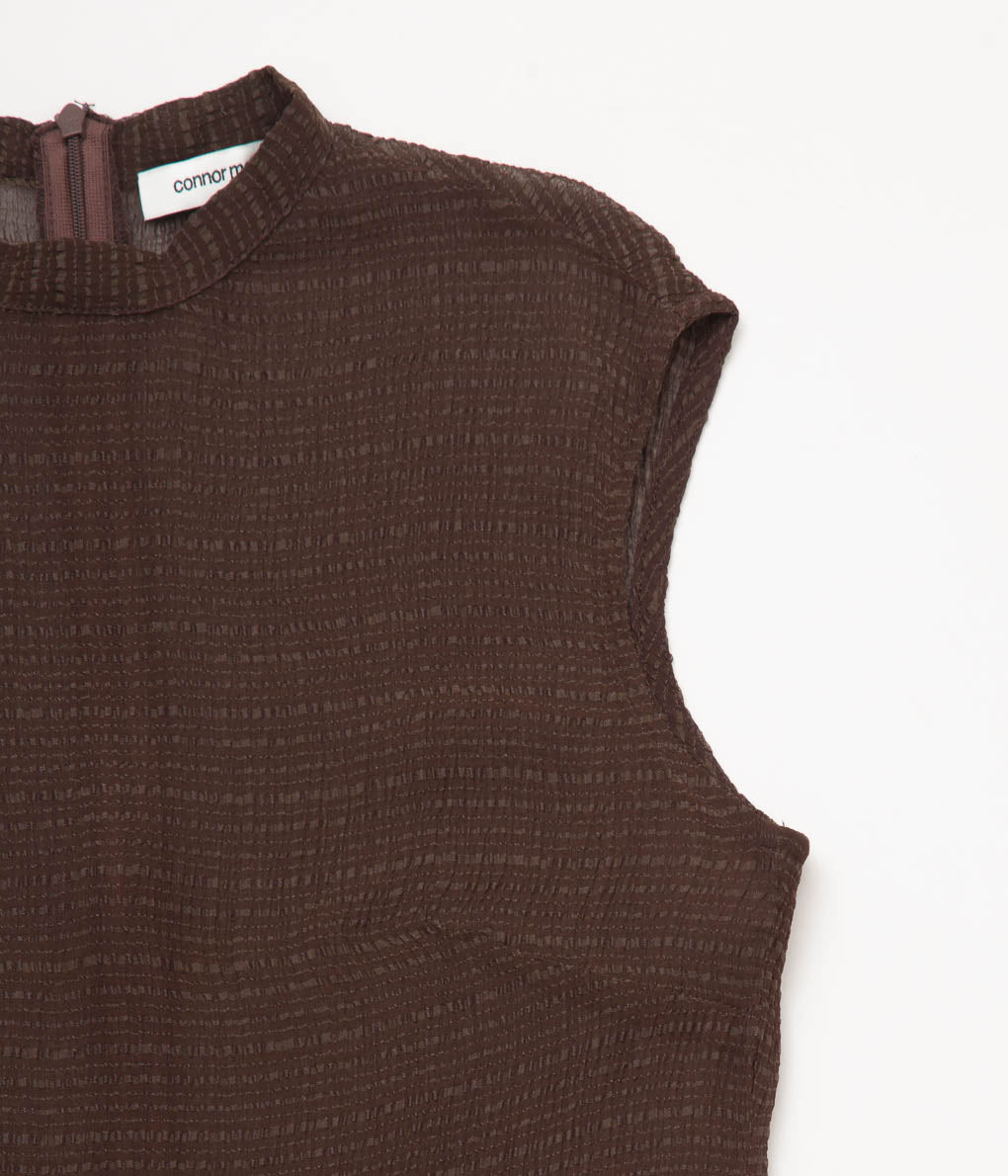 CONNOR MCKNIGHT ''CRINKLE EVENING SLIP'' (BROWN)