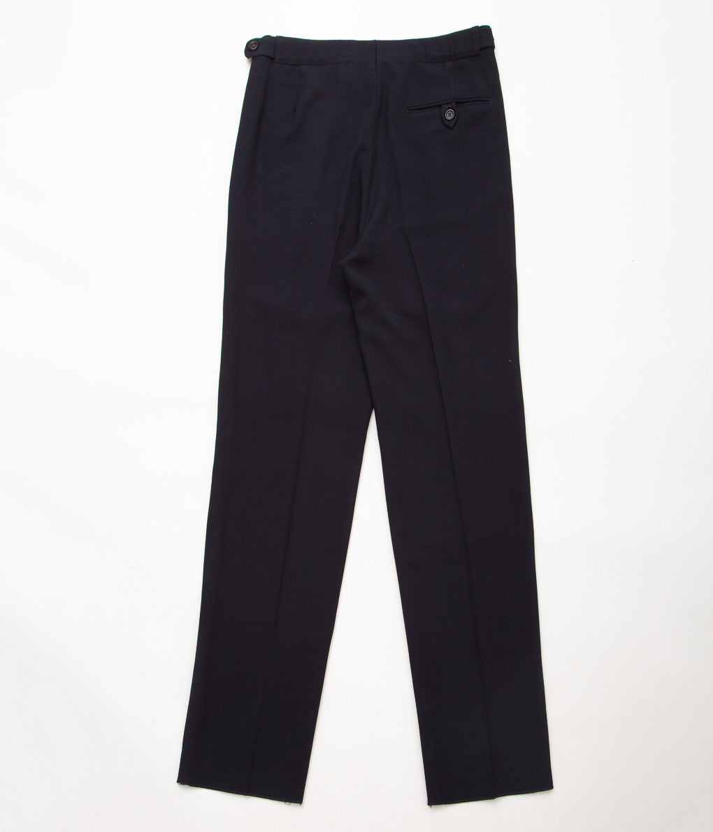 RICHARD MASCIANTONIO ''TROUSERS "GERE'' (NAVY WOOL CRAPE)