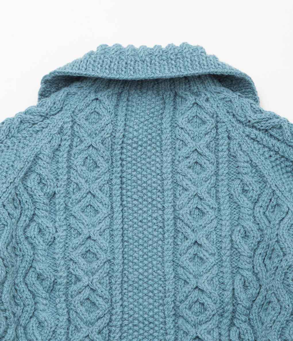 INVERALLAN "3A LUMBER CARDIGAN (ARAN)" (LOVAT)