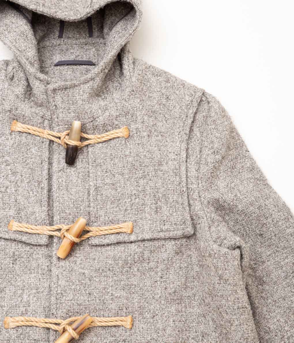 SEH KELLY "DUFFLE COAT (HERDWICK TWEED DUFFLE COAT)" (LIGHT SHEEP)