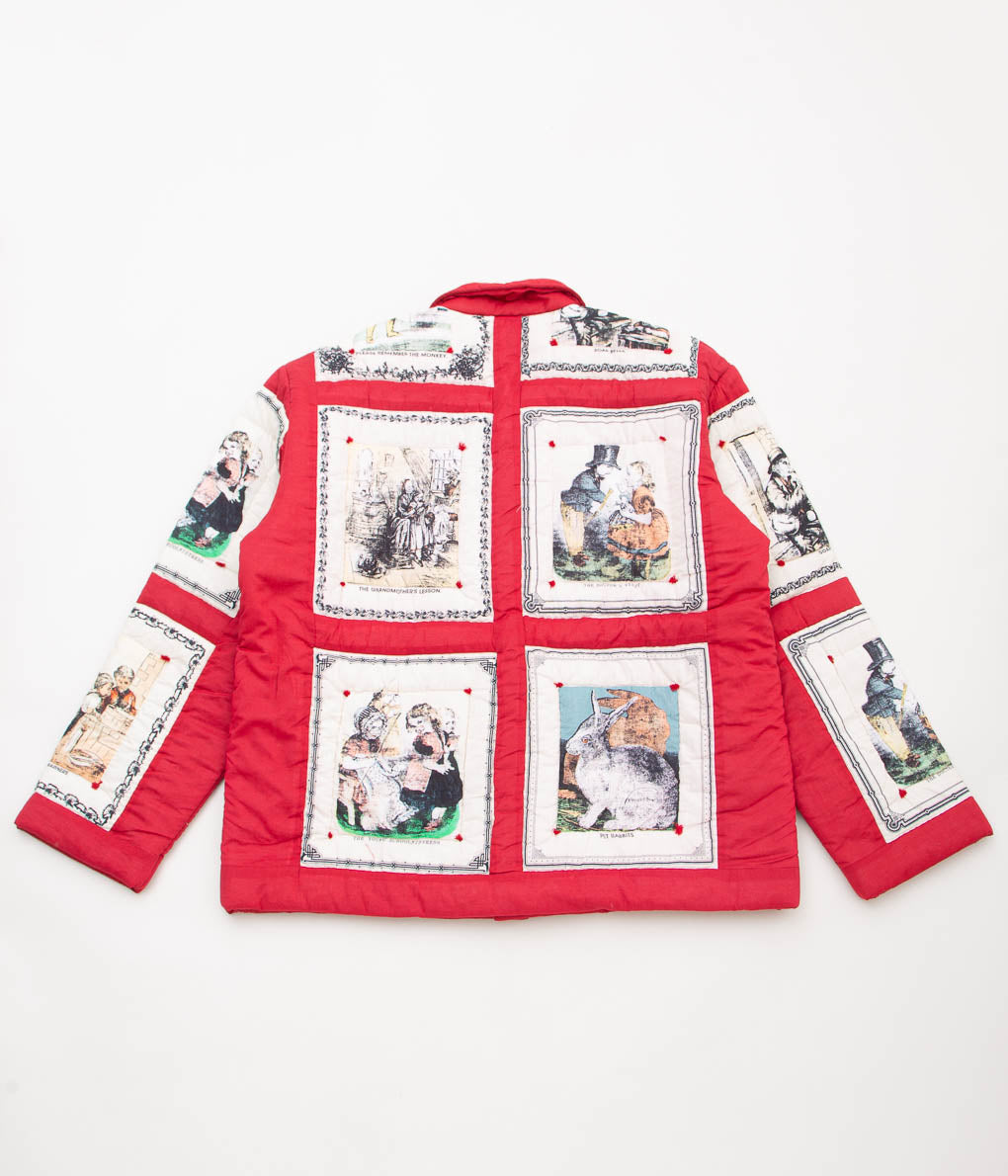 BODE "STORYTIME QUILT JACKET"(RED MULTI)