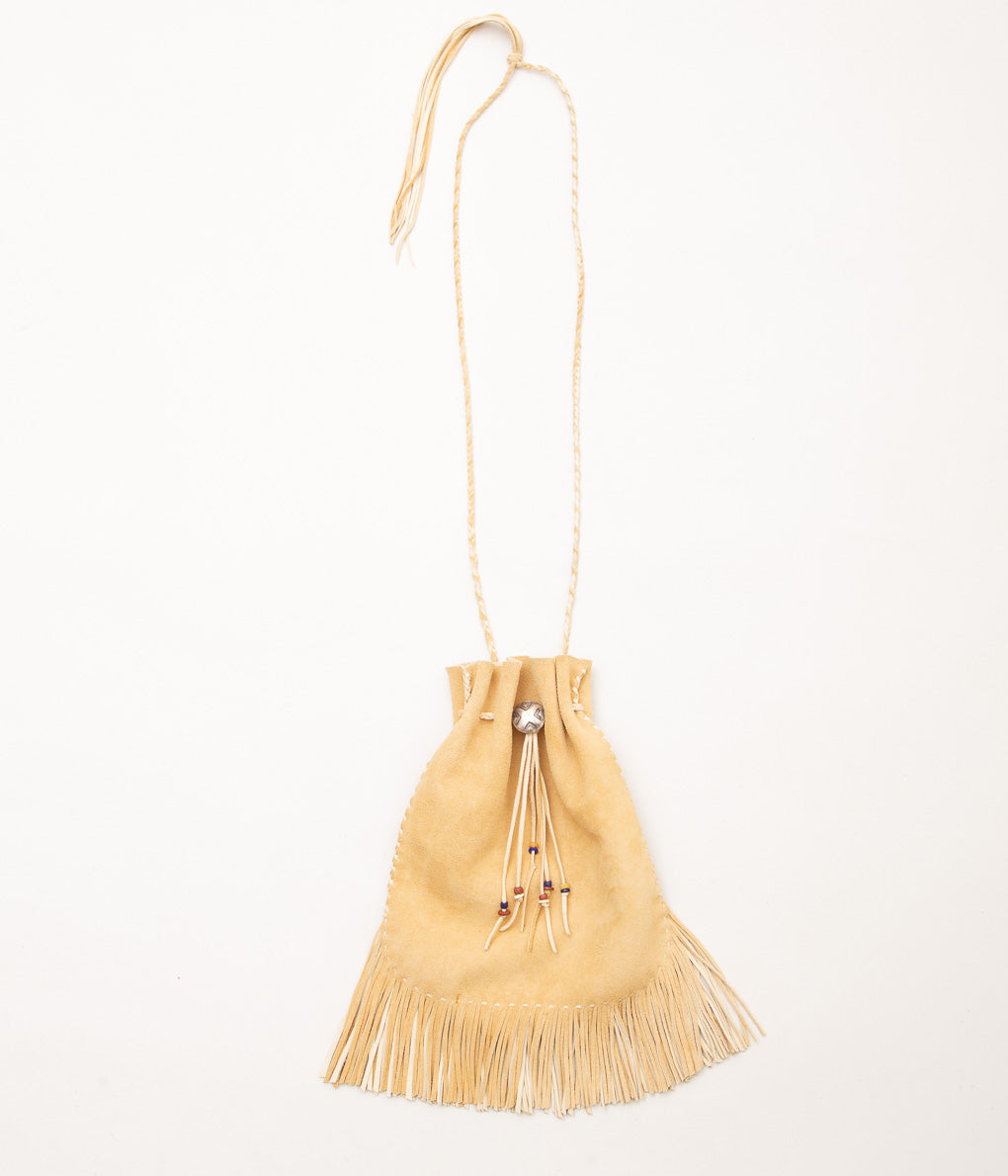 PAM DIETRICH''DRAWSTRING BAG''(PALOMINO SUEDE) – THE STORE BY MAIDENS