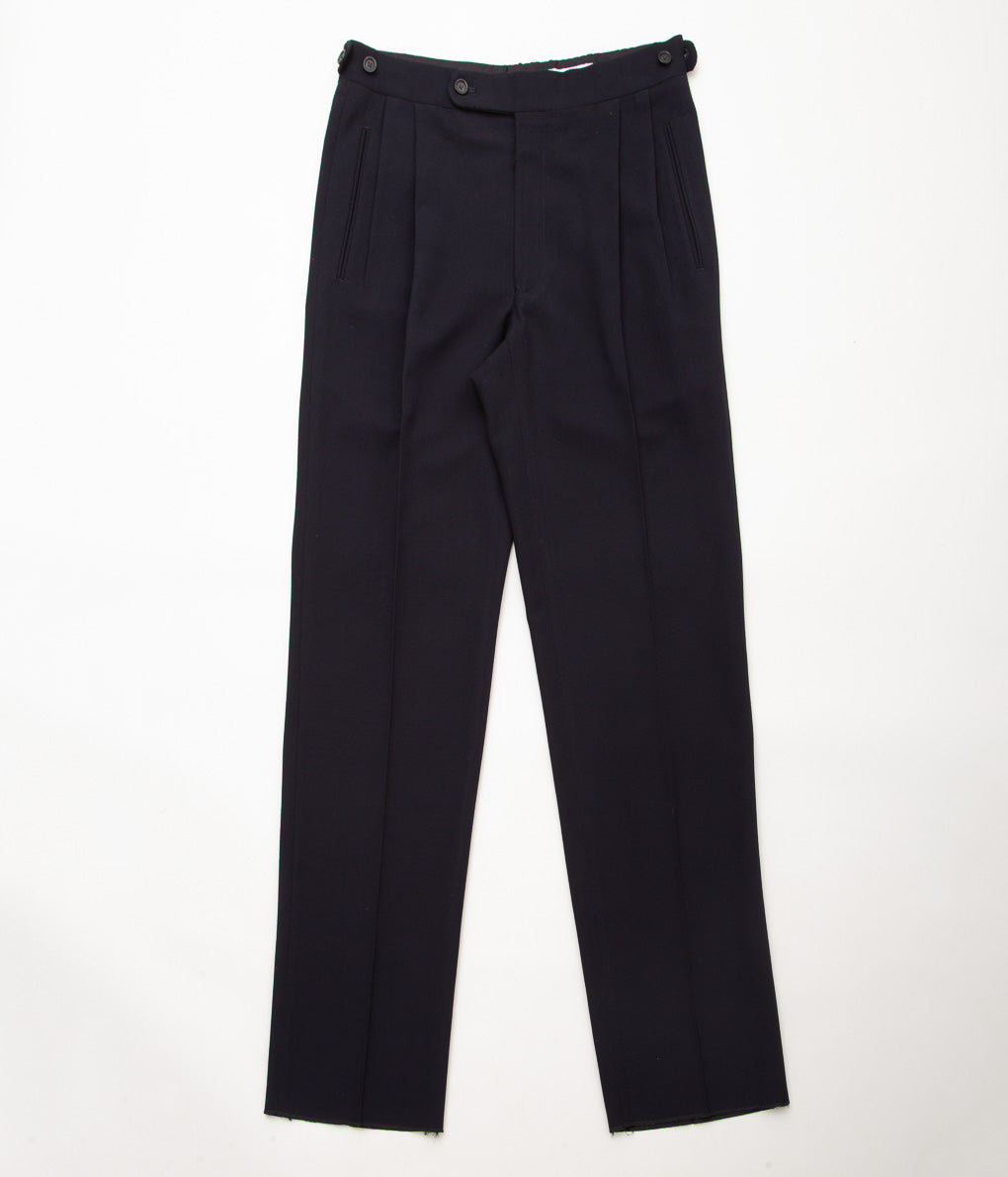 RICHARD MASCIANTONIO ''TROUSERS "GERE'' (NAVY WOOL CRAPE)