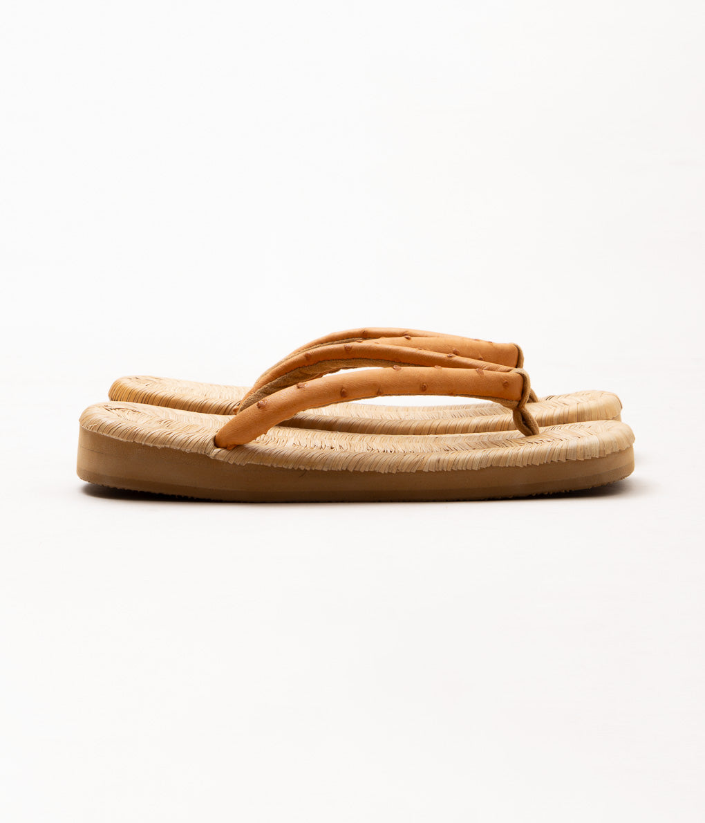 履物 関づか×MAIDENS SHOP '' 草履 (駝鳥)'' (NATURAL)