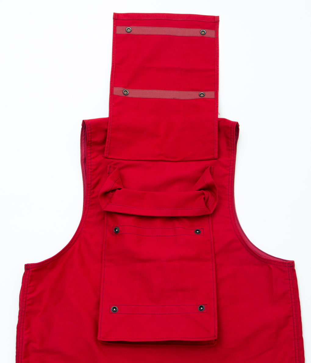 BONCOURA "Pack Vest (Moleskin Red)" (RED)