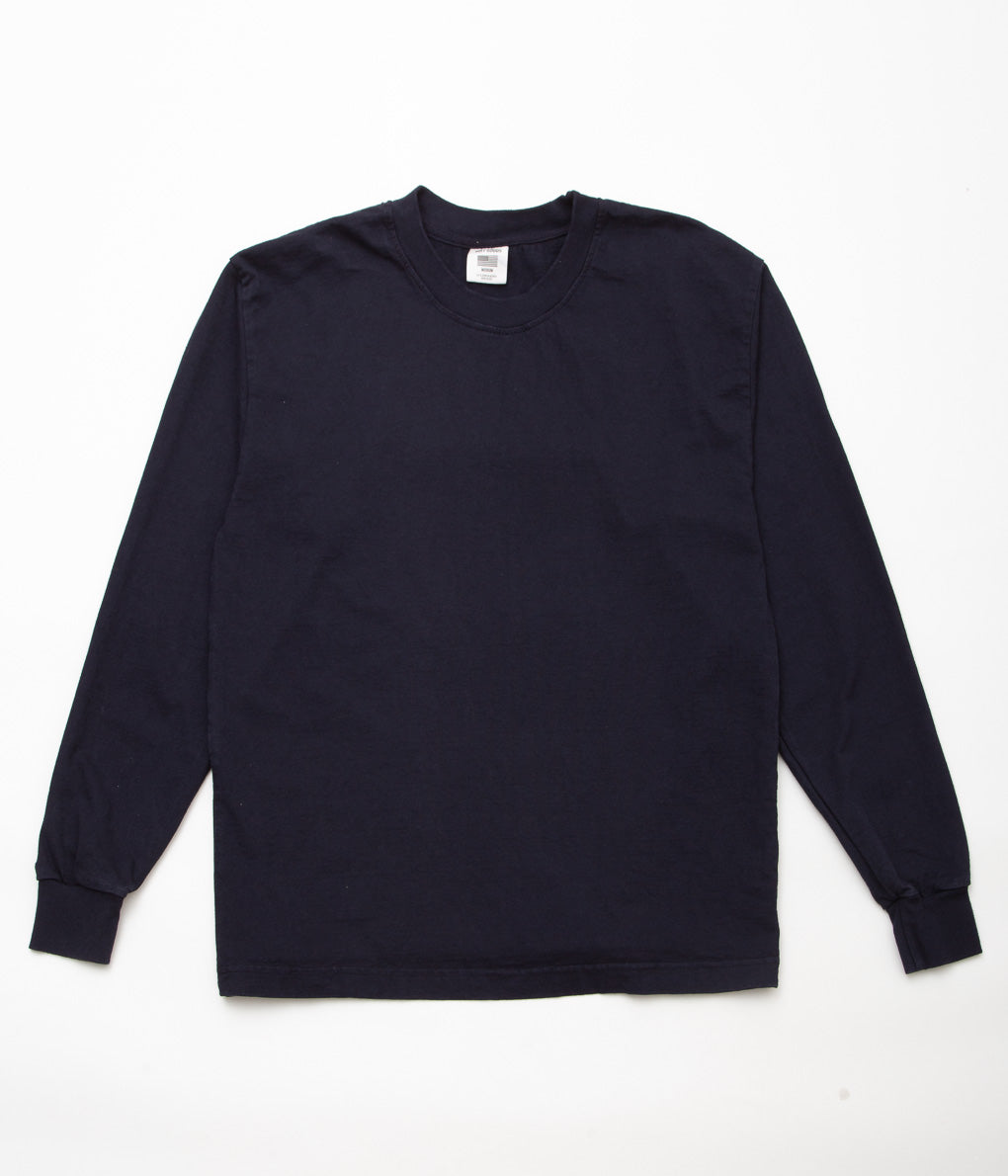 SOFT GOODS ''HEAVY WEIGHT CREWNECK L/S'' (DEEP NAVY)