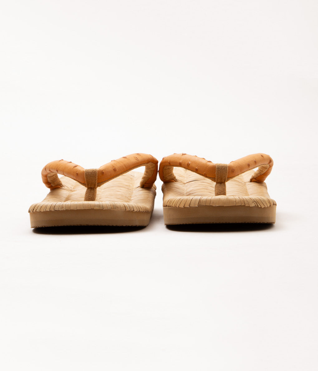 履物 関づか×MAIDENS SHOP '' 草履 (駝鳥)'' (NATURAL)