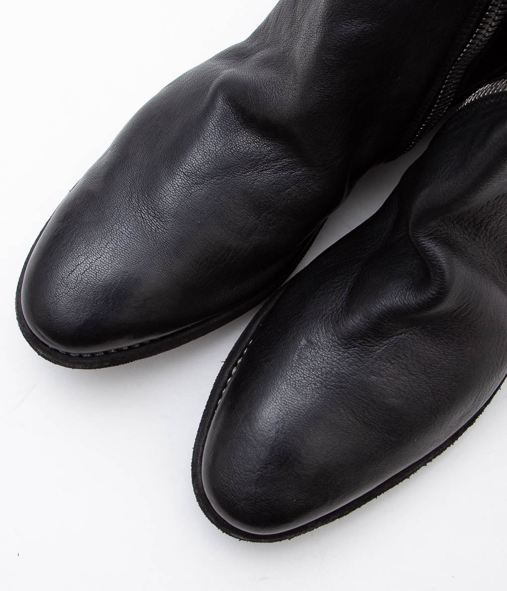 GUIDI"【VG07】TEXAN BOOT GOAT FULL GRAIN"(BLKT)