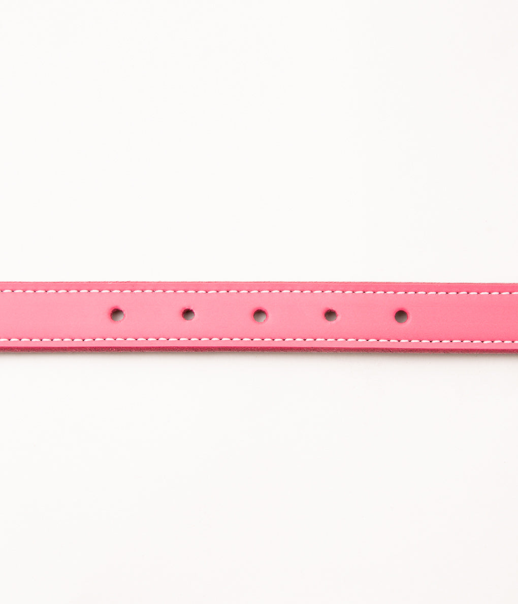 TORY LEATHER ''3005 3/4 BRIDLE LEATHER SPUR BELT'' (HOT PINK)