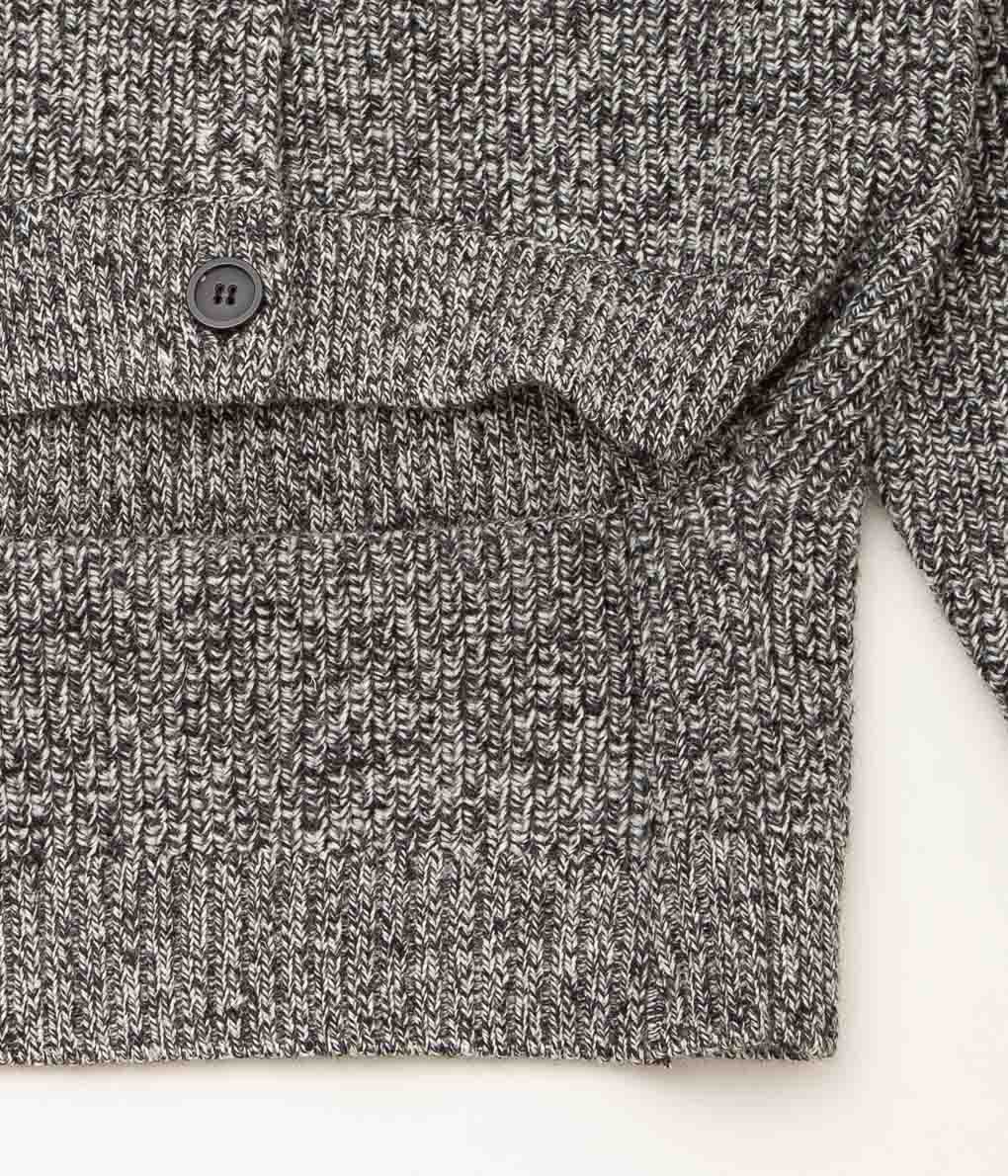 JONNLYNX "BRITISH YARN W FRONT CARDIGAN"(MONOTONE MIX)