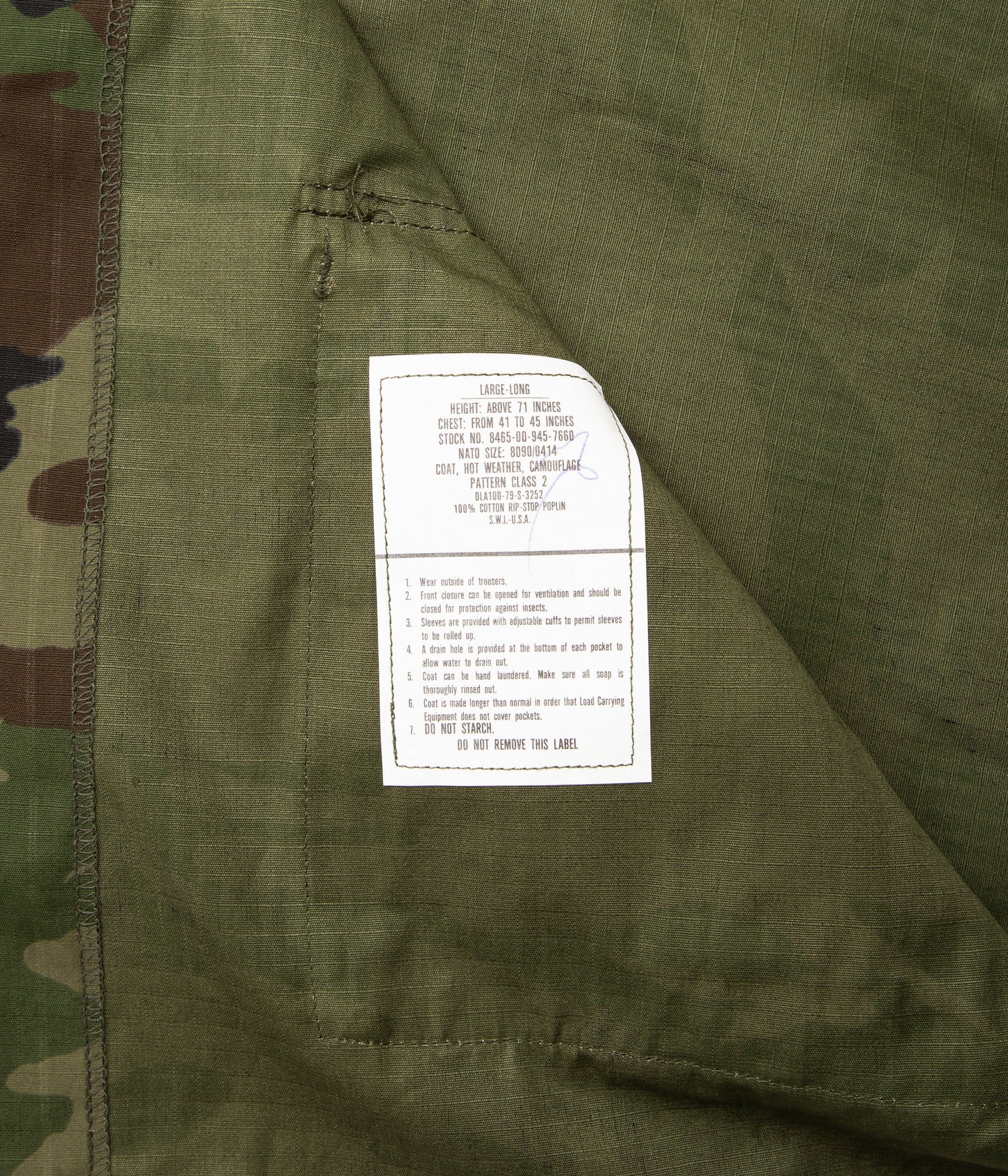 VINTAGE CLOTHING "US BROWN DOMINANT WOODLAND BDU JACKET"(WOODLAND)
