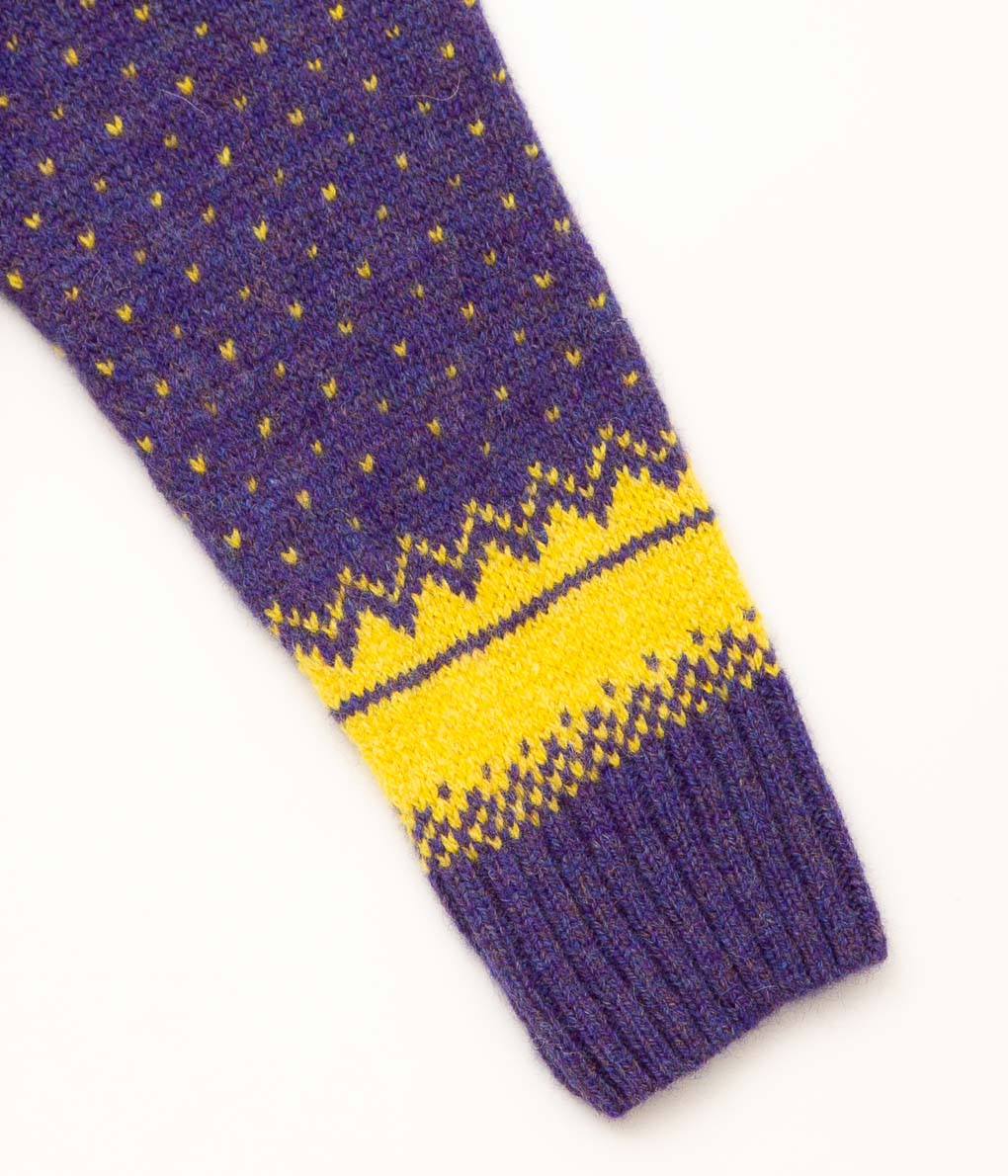 INVERALLAN "CREW NECK DEER" (ROYAL VIOLET × GORSE FLOWER)