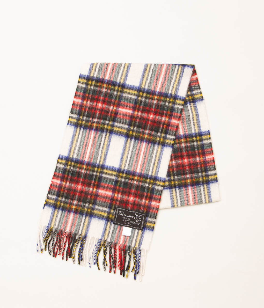 JOSHUA ELLIS"DEADSTOCK CASHMERE CLASSIC PLAIN SCARF"(MIX)