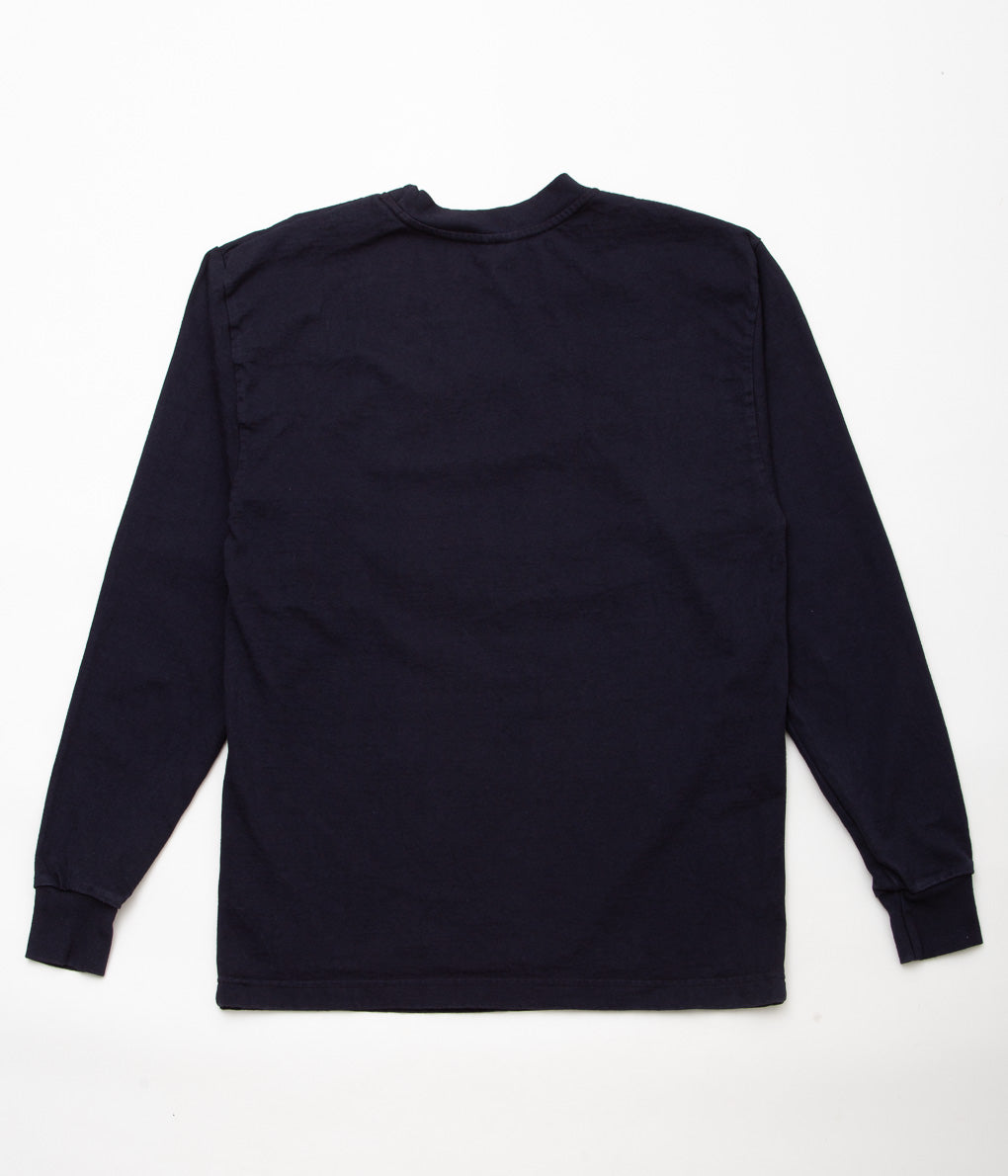 SOFT GOODS ''HEAVY WEIGHT CREWNECK L/S'' (DEEP NAVY)