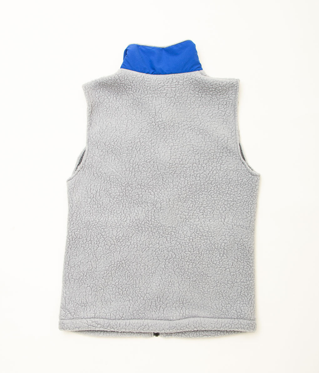 ATMOSPHERE MOUNTAINWORKS "FLEECE VEST"(GREY×BLUE)