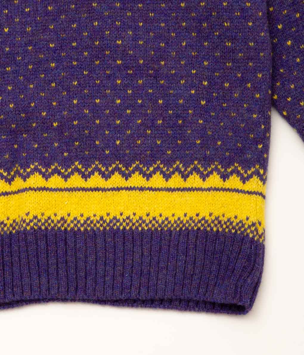 INVERALLAN "CREW NECK DEER" (ROYAL VIOLET × GORSE FLOWER)