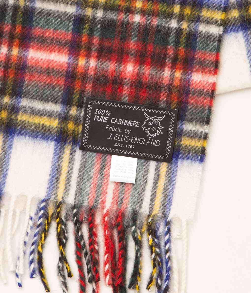 JOSHUA ELLIS"DEADSTOCK CASHMERE CLASSIC PLAIN SCARF"(MIX)