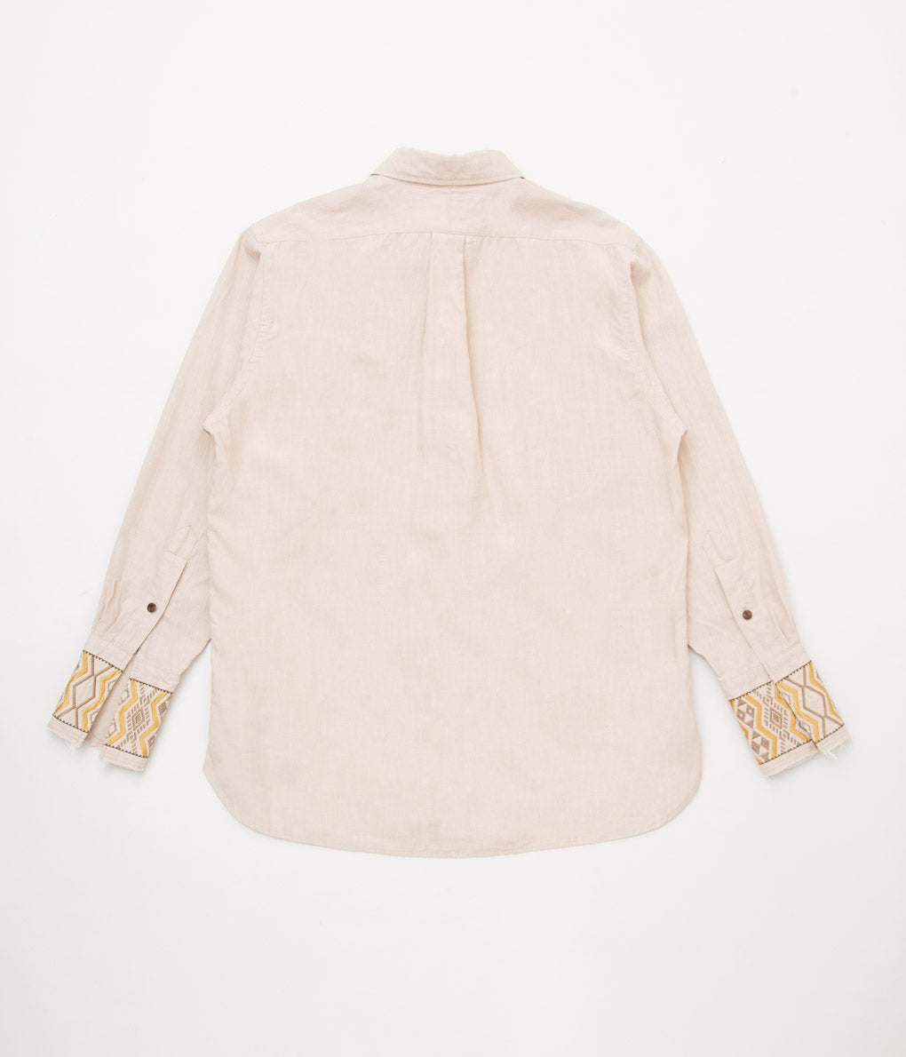 BLACKBIRD "REGULAR COLLAR SHIRT"(BEIGE)