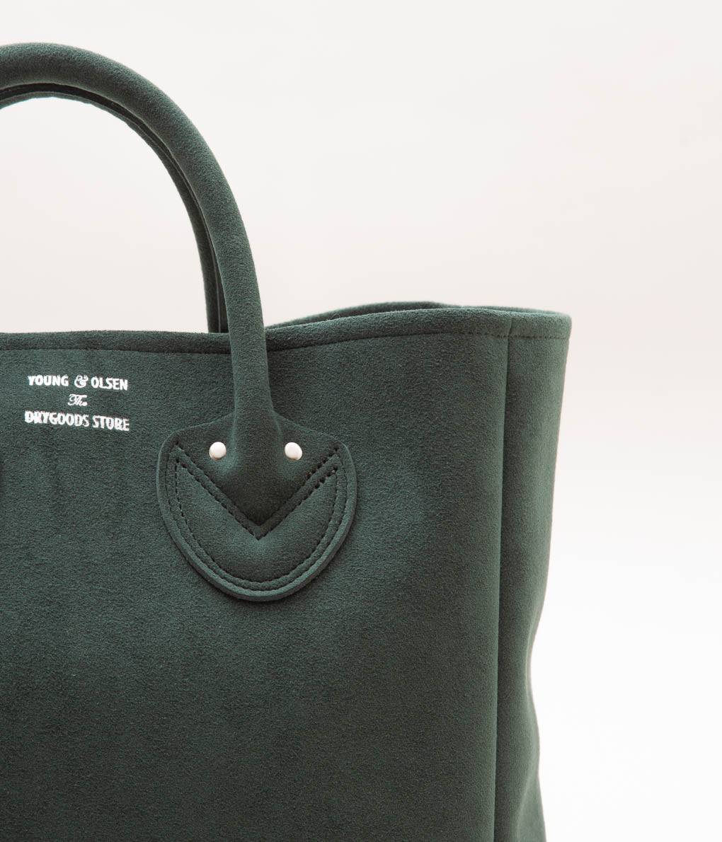 YOUNG&OLSEN THE DRYGOODS STORE ''ULTRASUEDE_ TOTE M'' (SHETLAND GREEN)