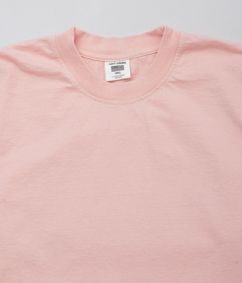 SOFT GOODS ''HEAVY WEIGHT CREWNECK L/S'' (BLUSH PINK)