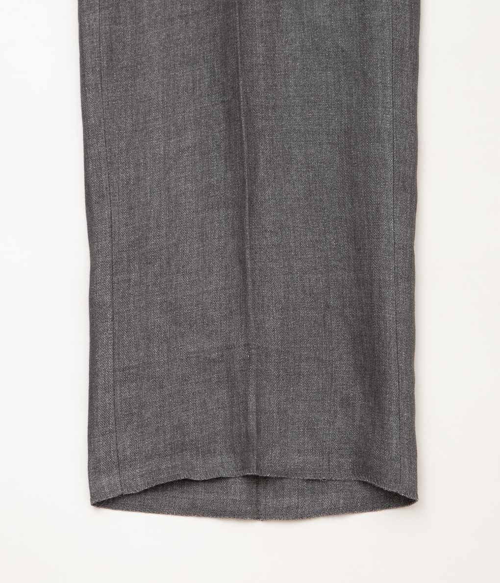 RICHARD MASCIANTONIO ''TROUSERS KAY'' (GREY LINEN HERRINGBONE)