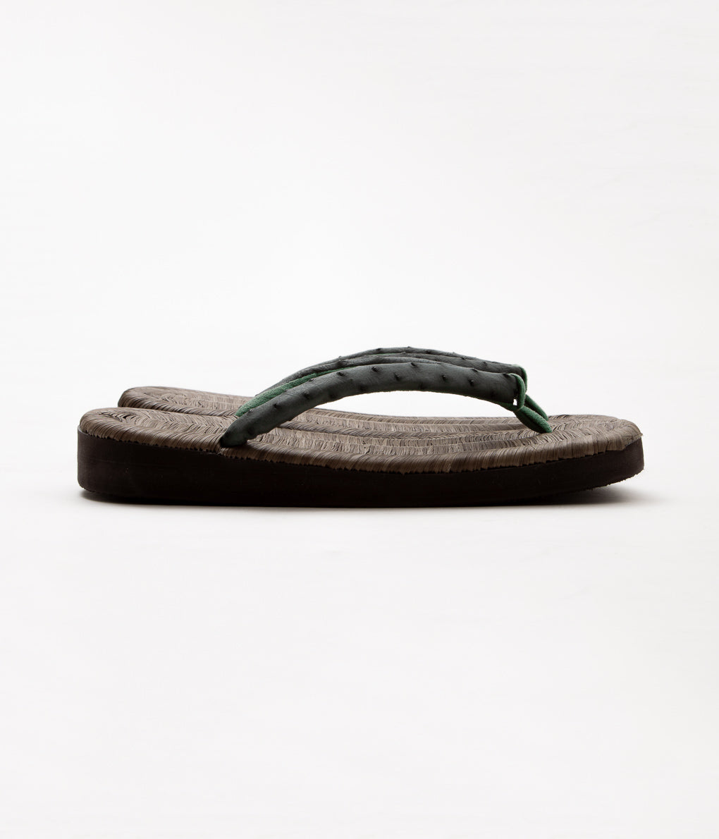 履物 関づか×MAIDENS SHOP '' 草履 (駝鳥)'' (BLACK)