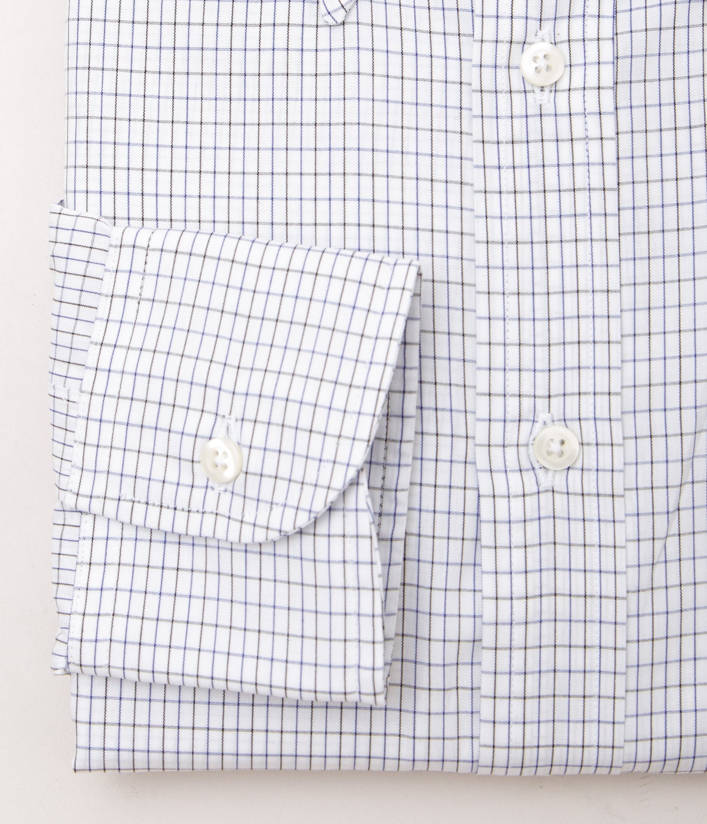 INDIVIDUALIZED SHIRTS "CLASSIC TATTERSALL (CLASSIC FIT BUTTON DOWN SHIRT) "(BLUE/BLACK)