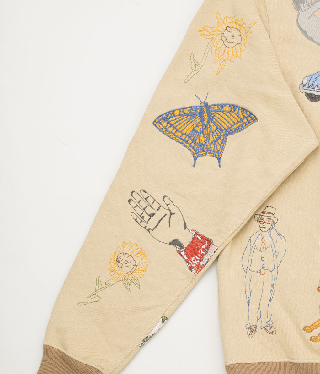 SAMUEL ZELIG "GALLERY 001 HOODIE"(KHAKI)