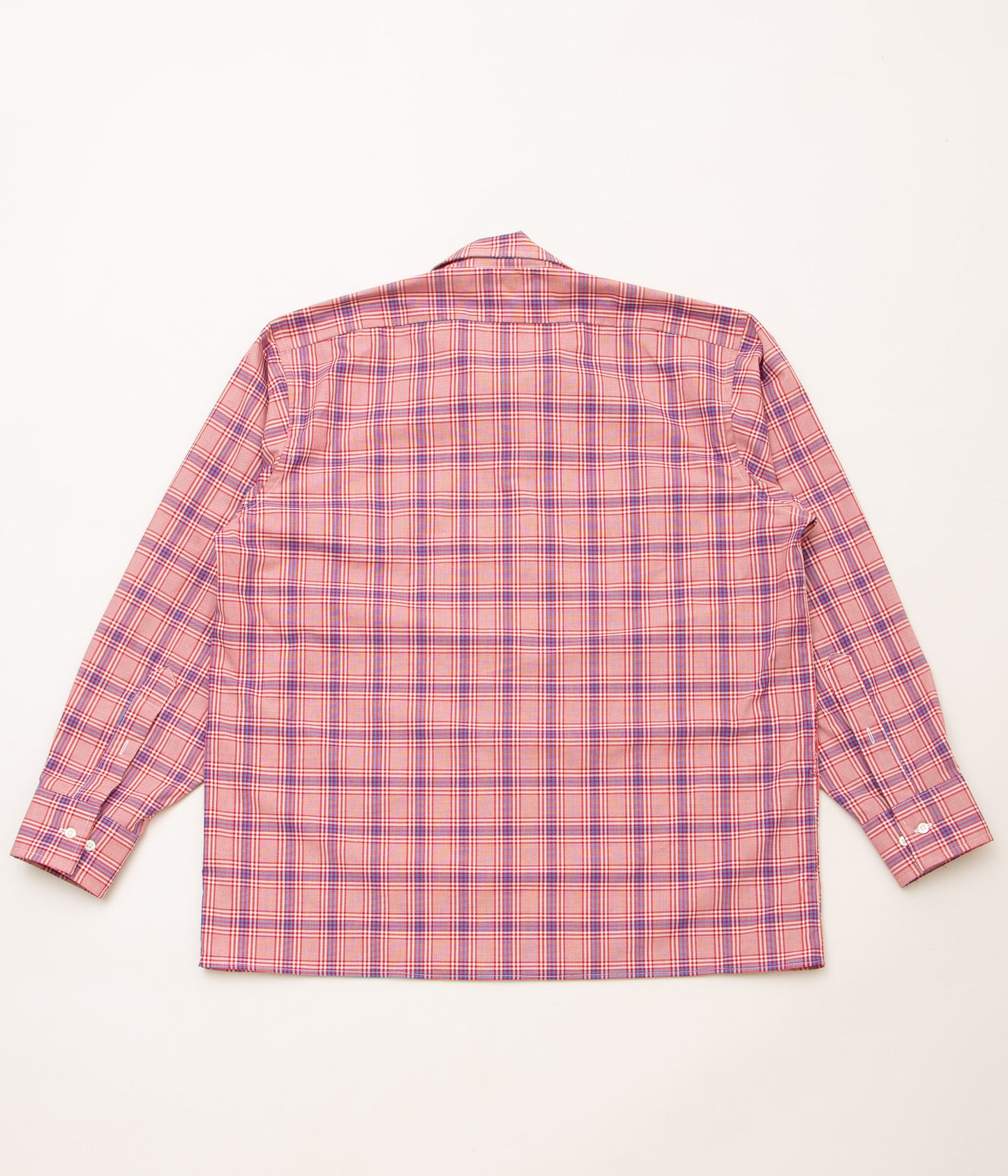 INDIVIDUALIZED SHIRTS "POPLIN PLAID SHIRT JAC" (RED)