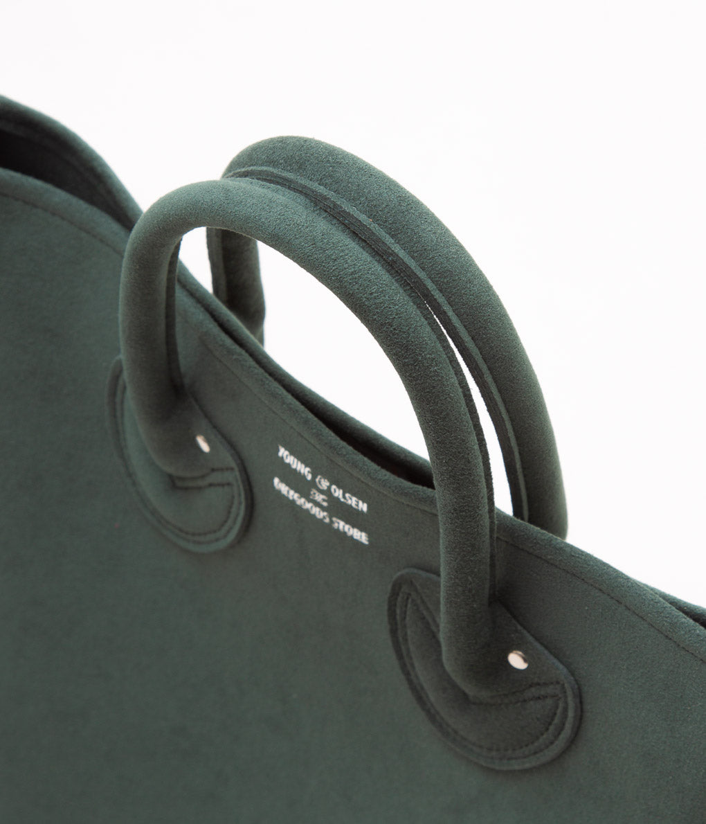 YOUNG&OLSEN THE DRYGOODS STORE ''ULTRASUEDE_ TOTE M'' (SHETLAND GREEN)