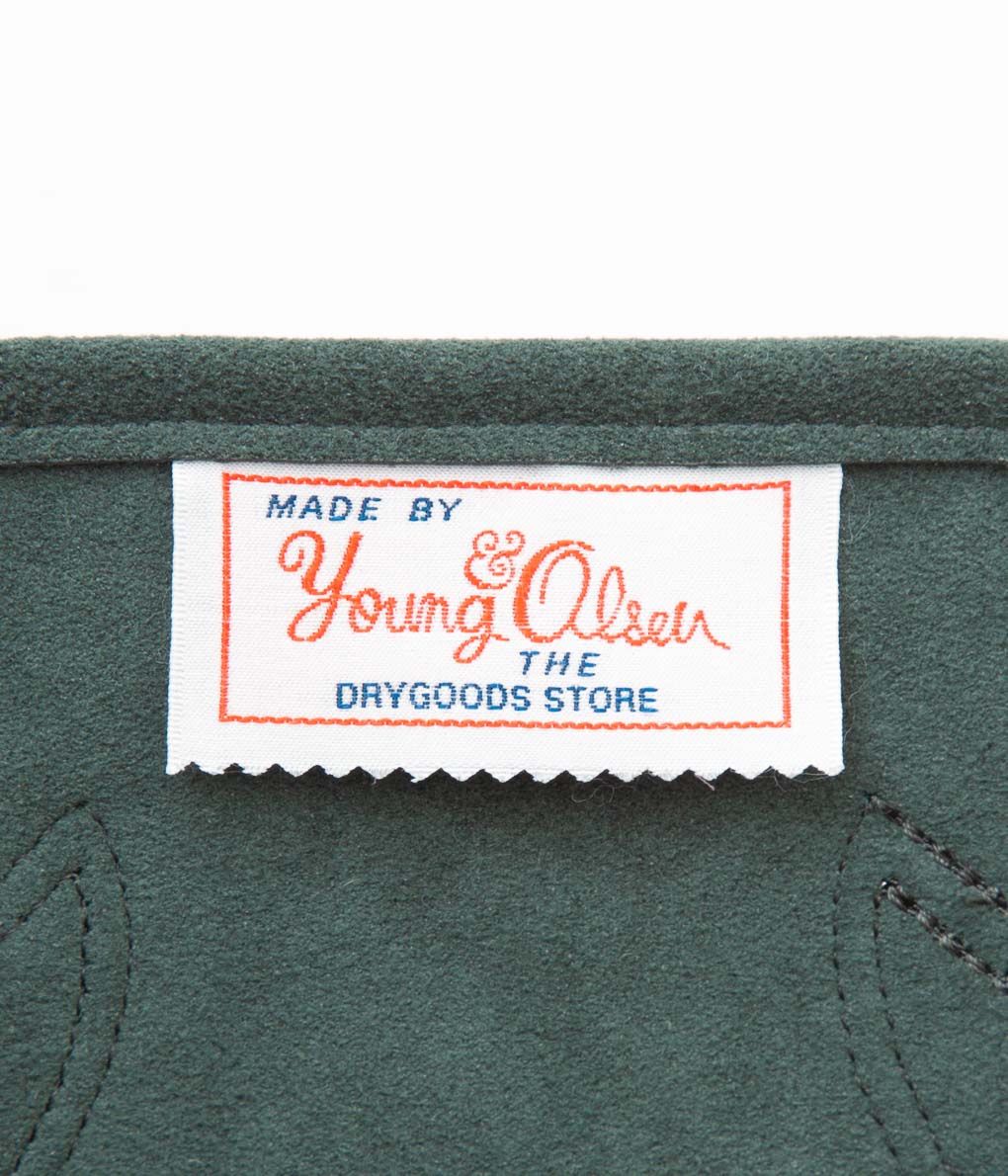 YOUNG&OLSEN THE DRYGOODS STORE ''ULTRASUEDE_ TOTE M'' (SHETLAND GREEN)