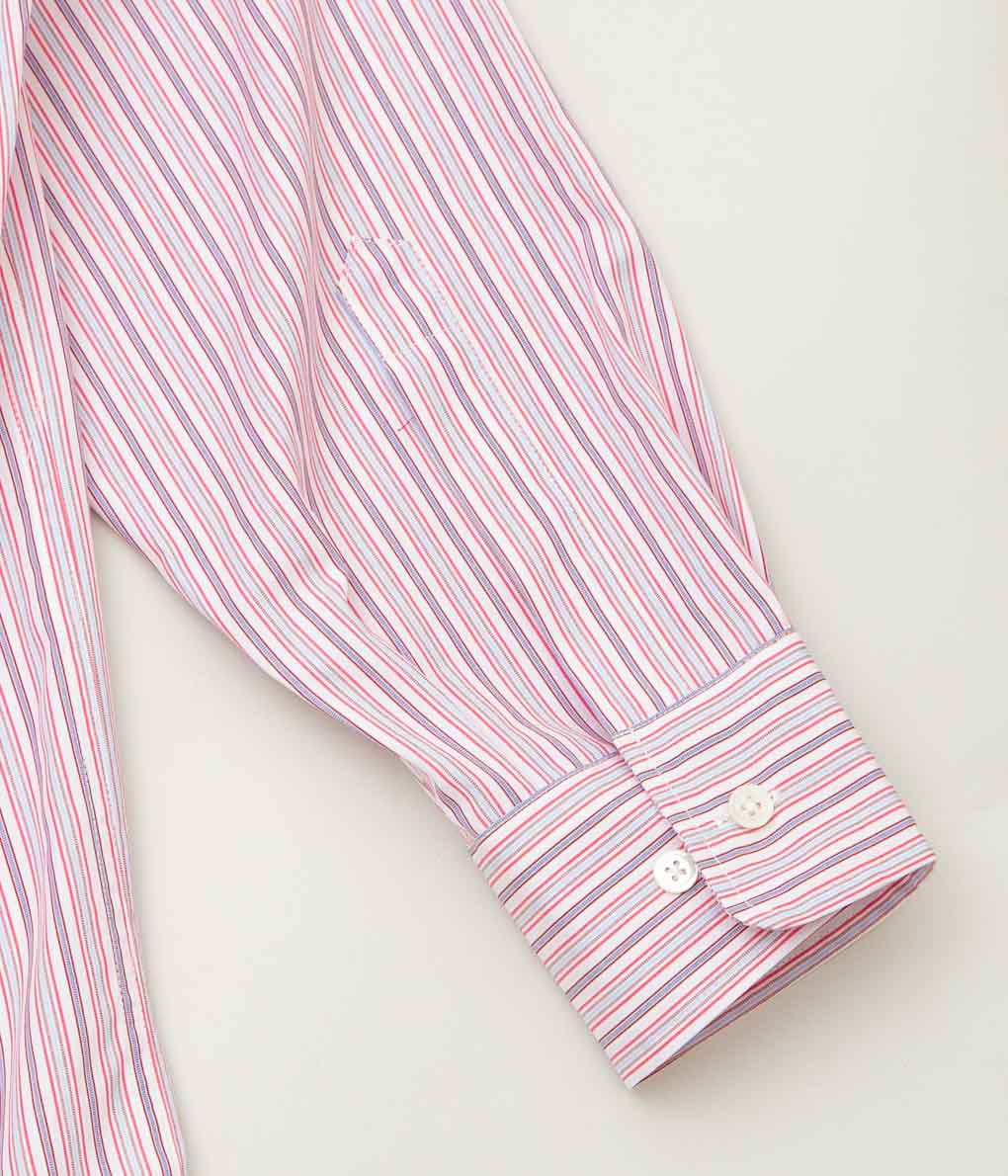 I AM DORK "BUTTON DOWN SHIRT"(PINK STRIPE)